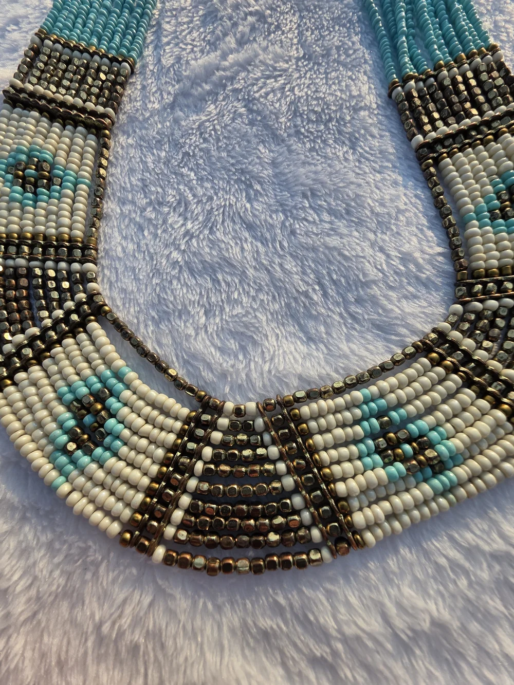 Handmade statement necklace